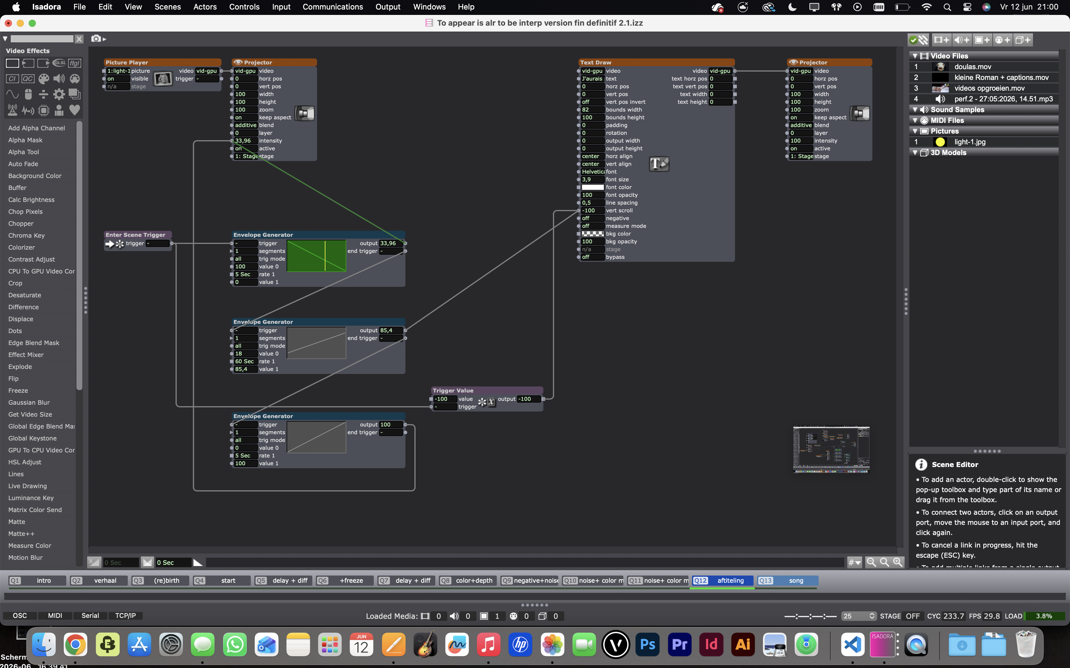 Screenshot Isadora 12